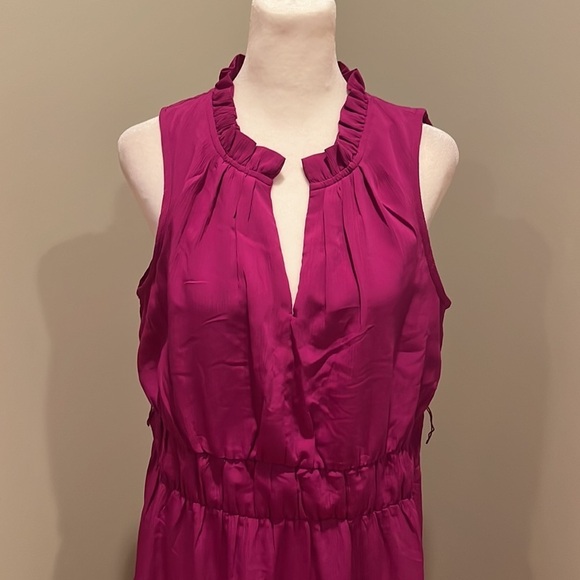DKNY Magnolia Sleeveless Tiered Dress - Picture 2 of 7
